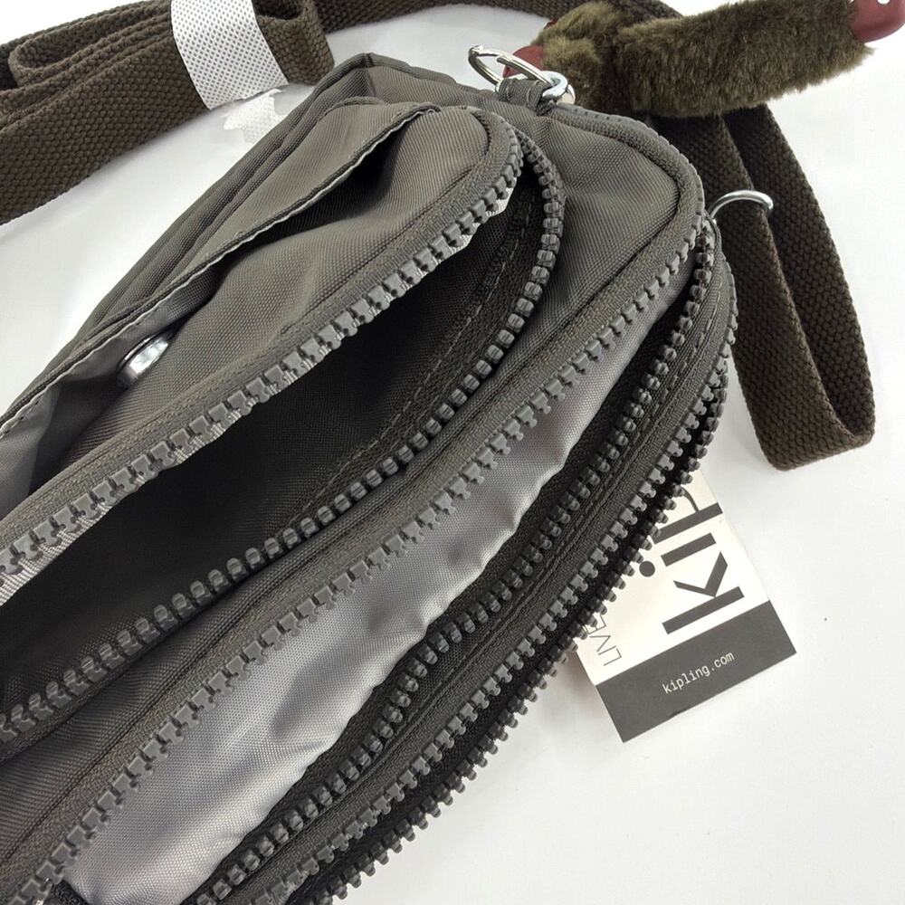 Kipling Field Green Merryl U 2 Crossbody Bag - Picture 9 of 11